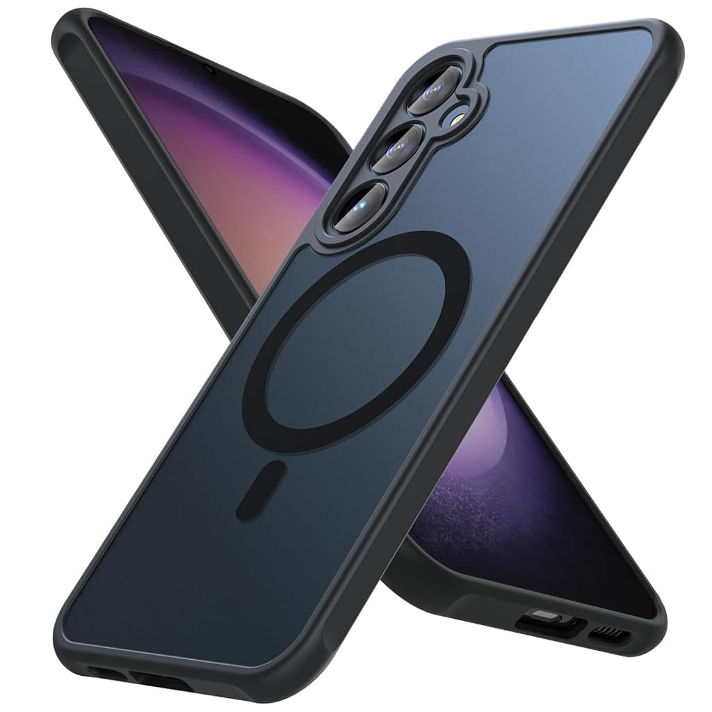 ZORBES Phone Case for Samsung Galaxy S23 FE Fashion Slim Phone Cover Support Magnetic Wireless Charging Anti-Scratch Protective Case Shockproof Matte Phone Covers for Galaxy S23 FE Black ZORBES Phone Case for Samsung Galaxy S23 FE Fashion Slim Phone Cover Support Magnetic Wireless Charging Anti-Scratch Protective Case Shockproof Matte Phone Covers for Galaxy S23 FE Black